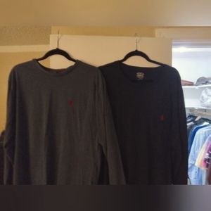 RL Polo pull over long sleeve T's.